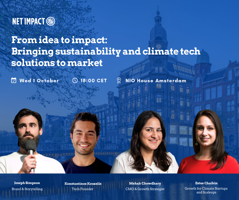 From idea to impact Bringing sustainability and climate tech solutions to market From idea to impact - Header